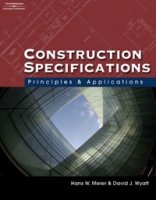 Construction Specifications: Principles and Applications артикул 3e.